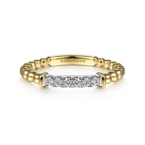 Gabriel & Co. Bujukan Stackable Diamond Fashion Band