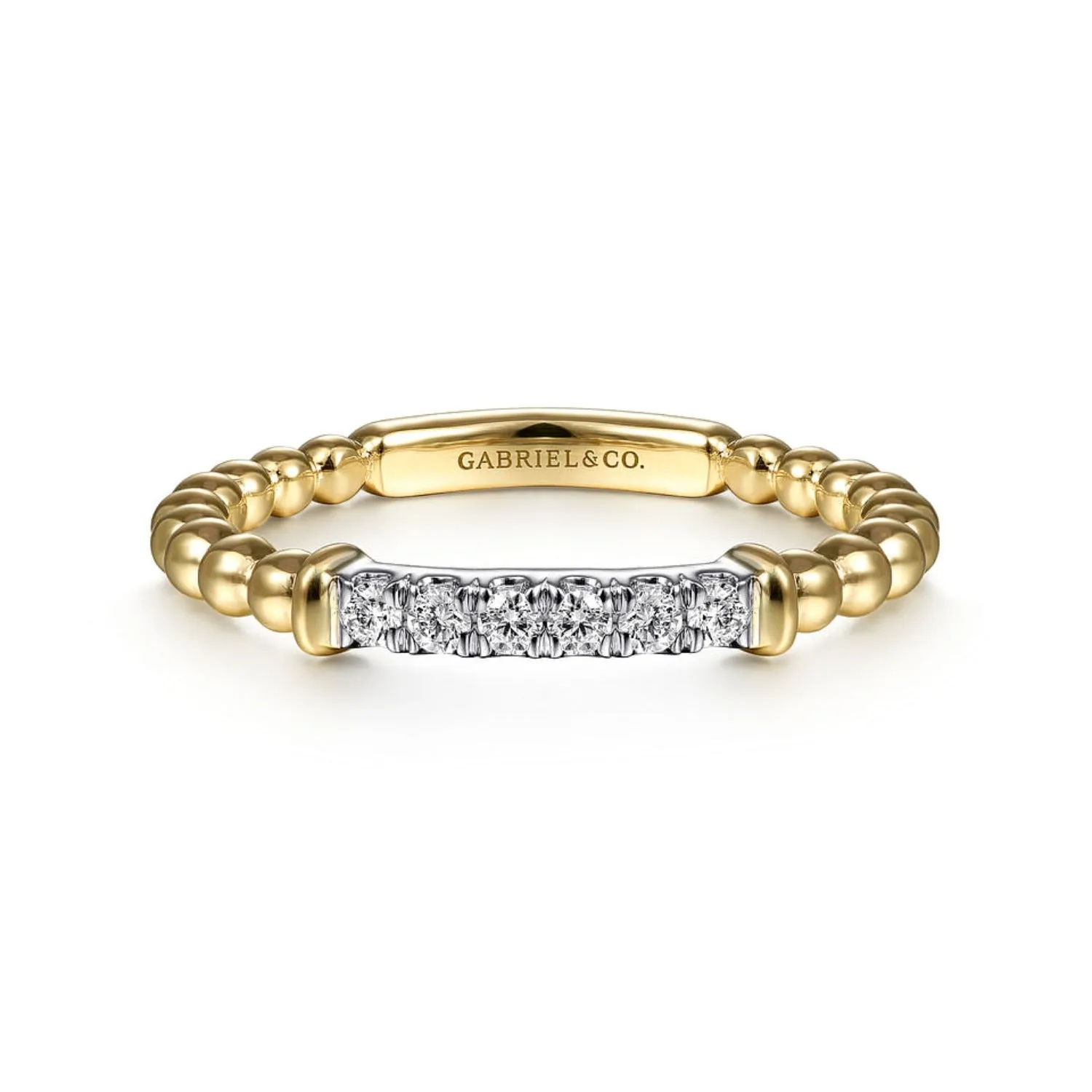 Gabriel & Co. Bujukan Stackable Diamond Fashion Band