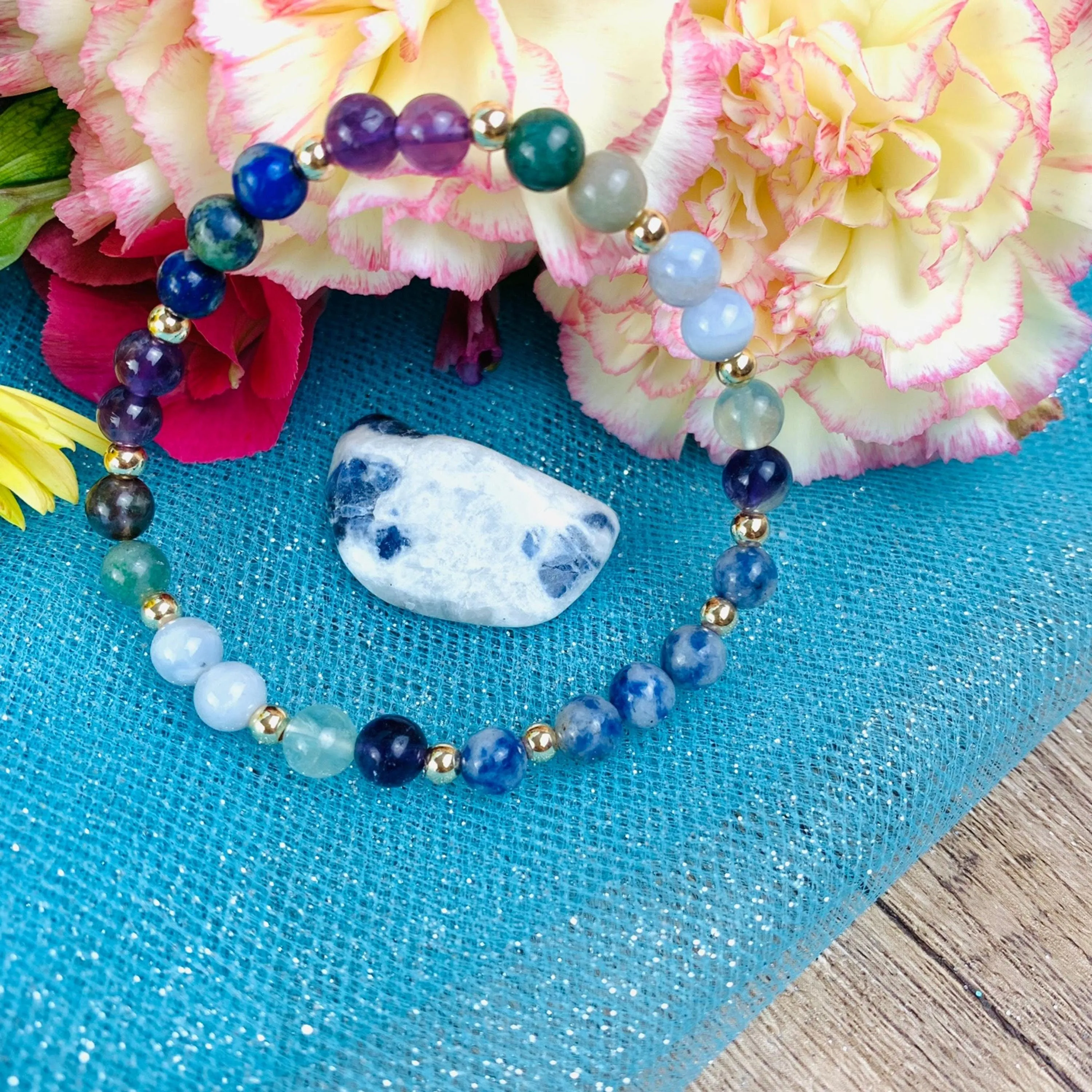 Gemini Zodiac Crystal Bracelet