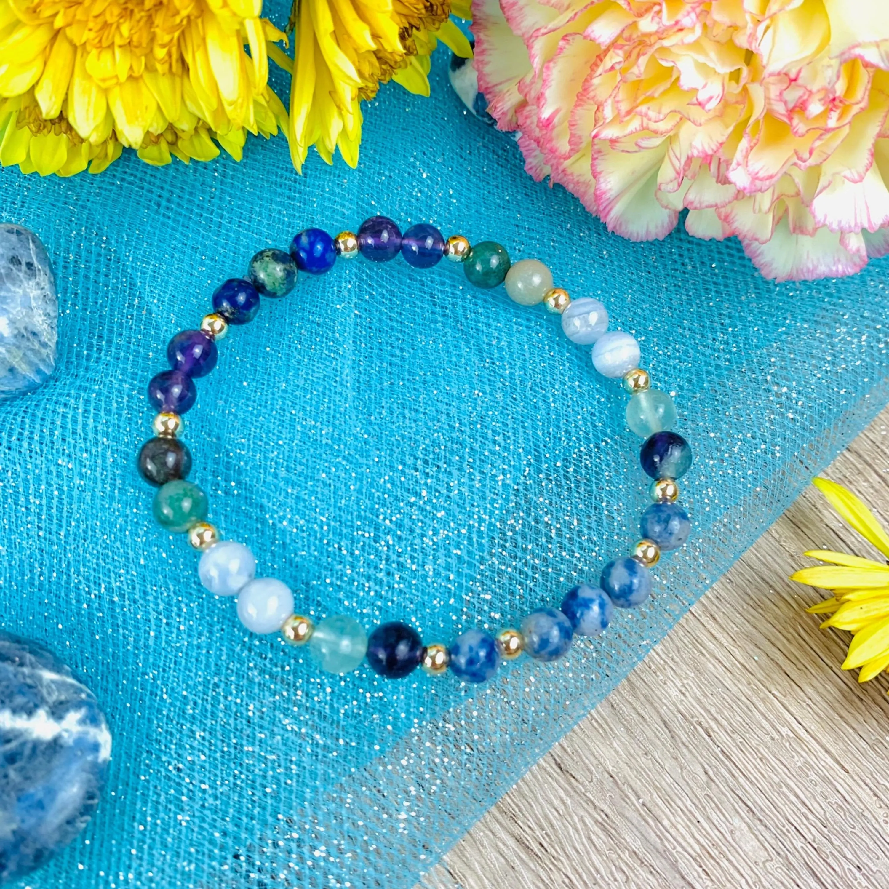 Gemini Zodiac Crystal Bracelet