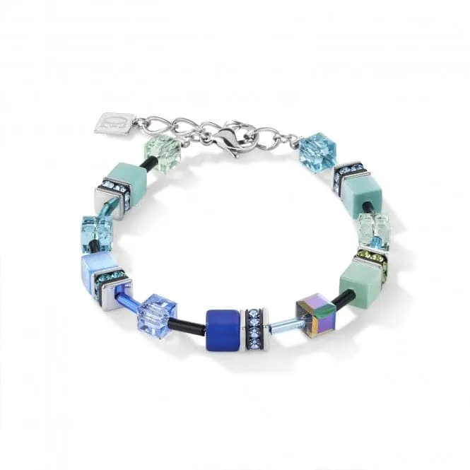 GeoCUBE® Blue-Green Bracelet 2838/30-0705