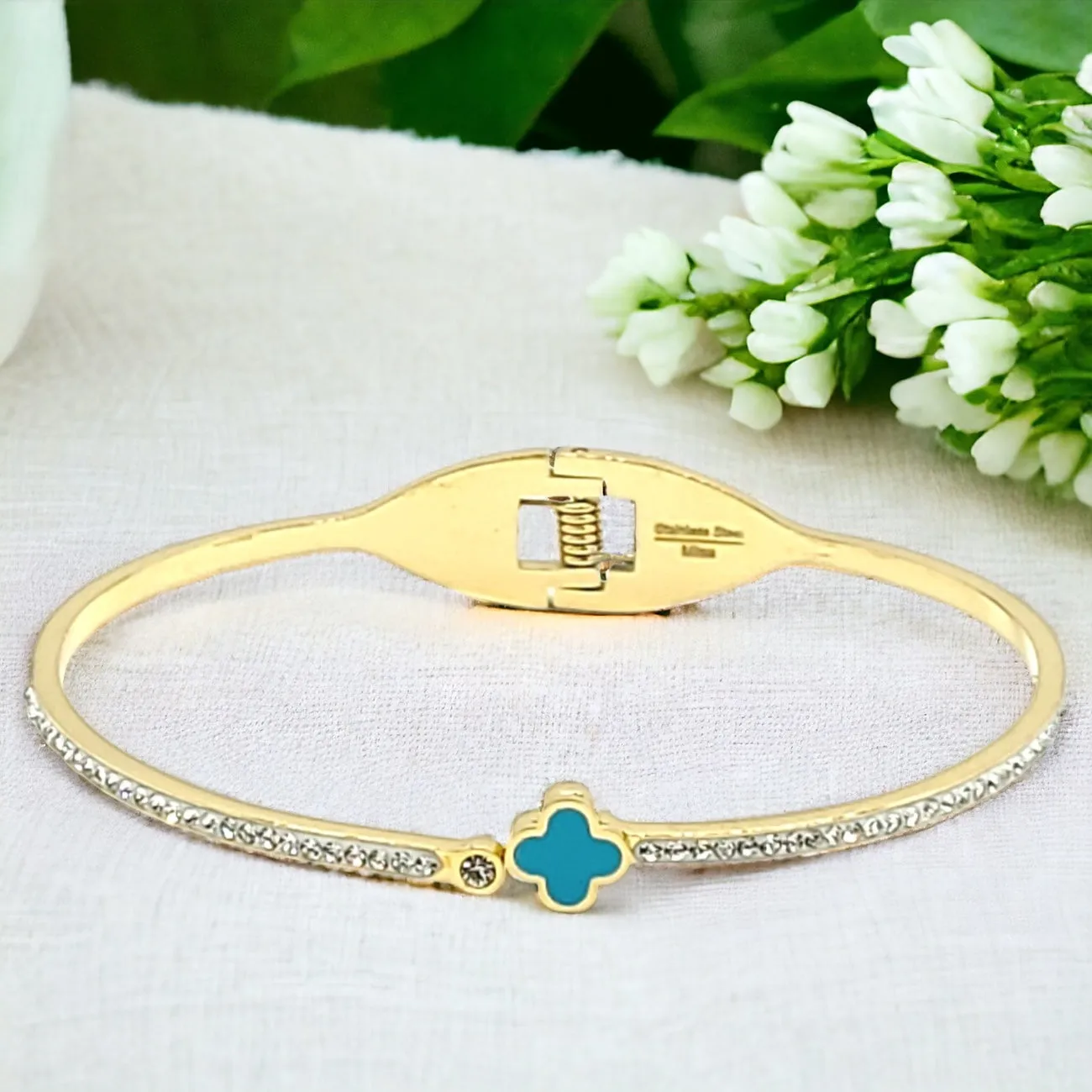 Gold Stainless Steel Bangle