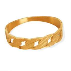 Golden Chain Hollow Bracelet - Everyday Genie Collection by Planderful