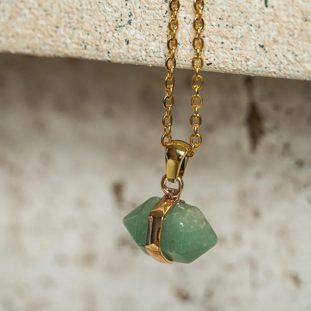 Green Aventurine pendant necklace