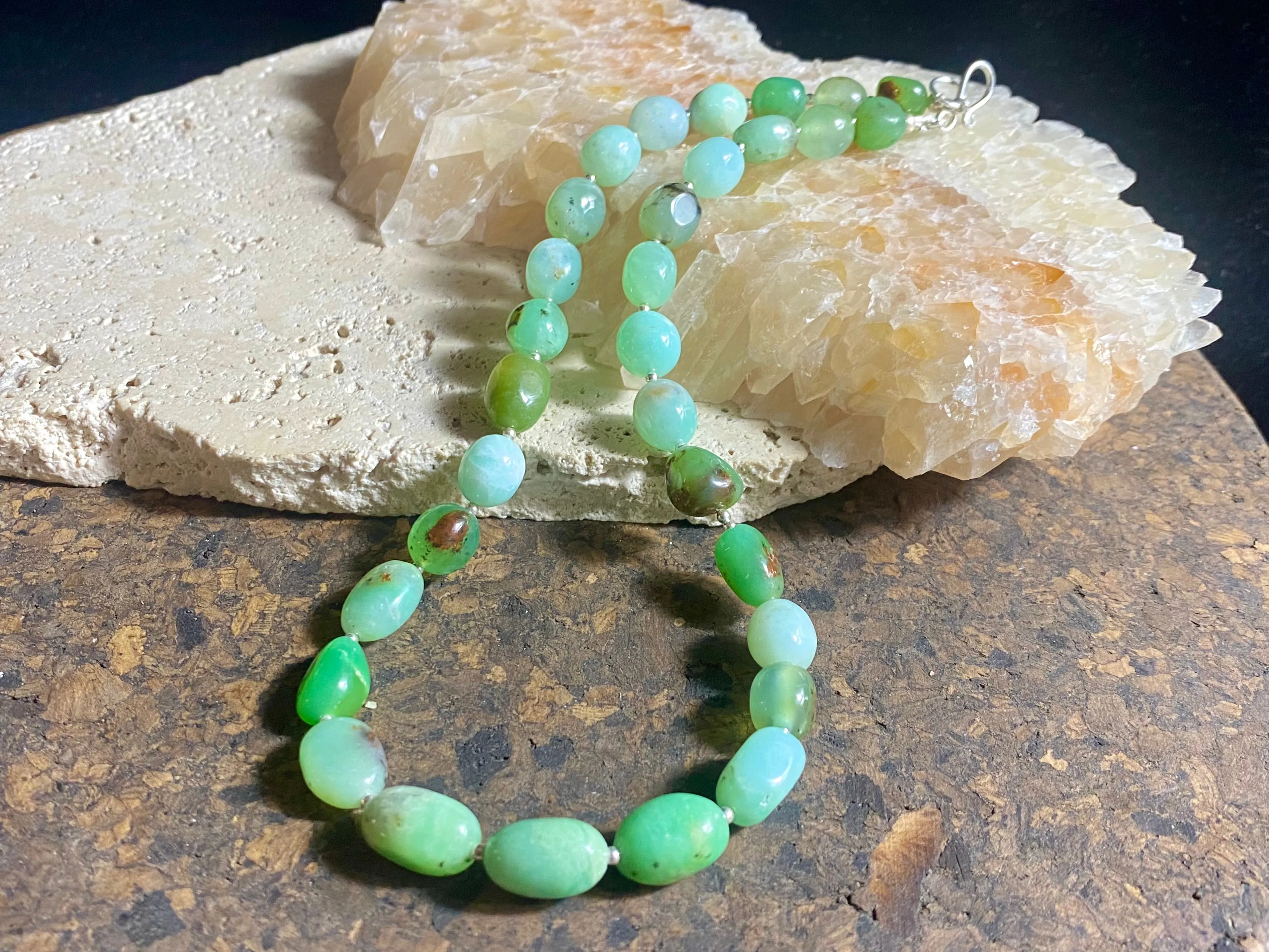 Green Chrysoprase Necklace