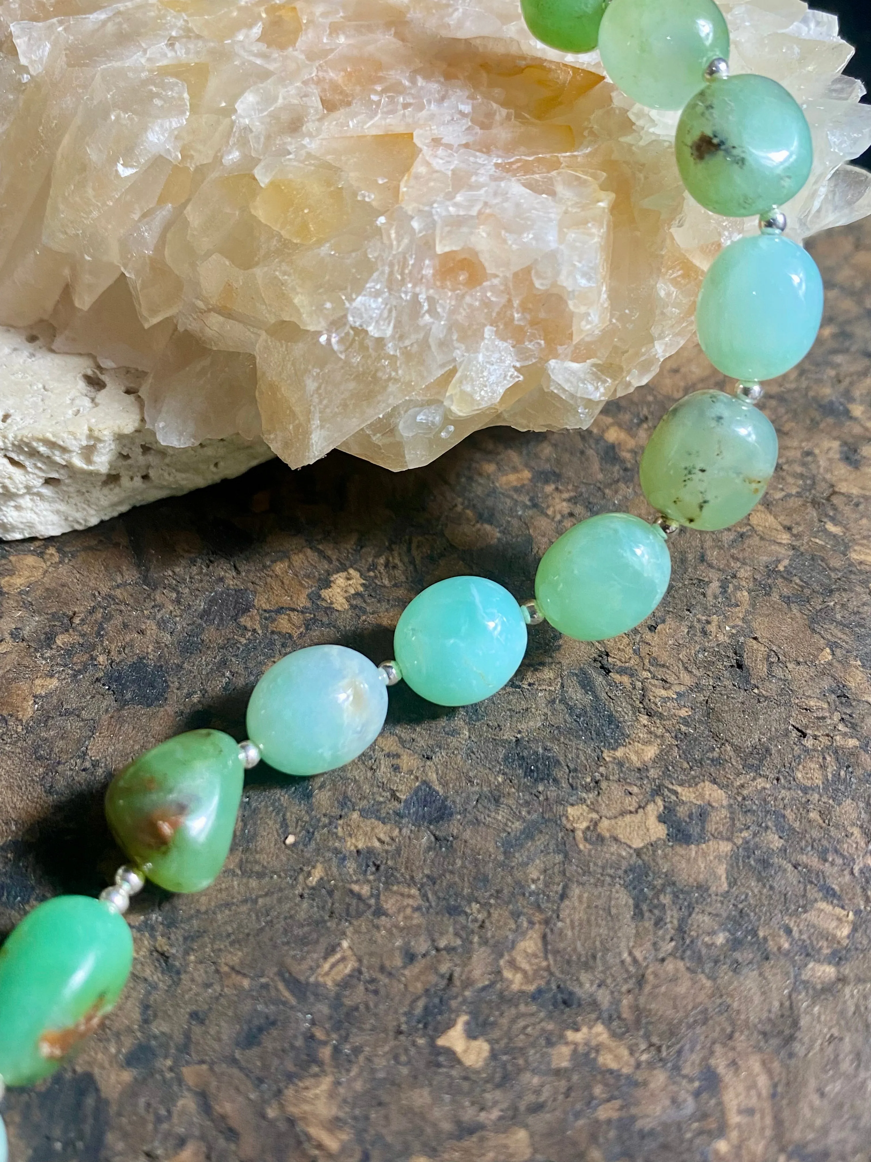 Green Chrysoprase Necklace