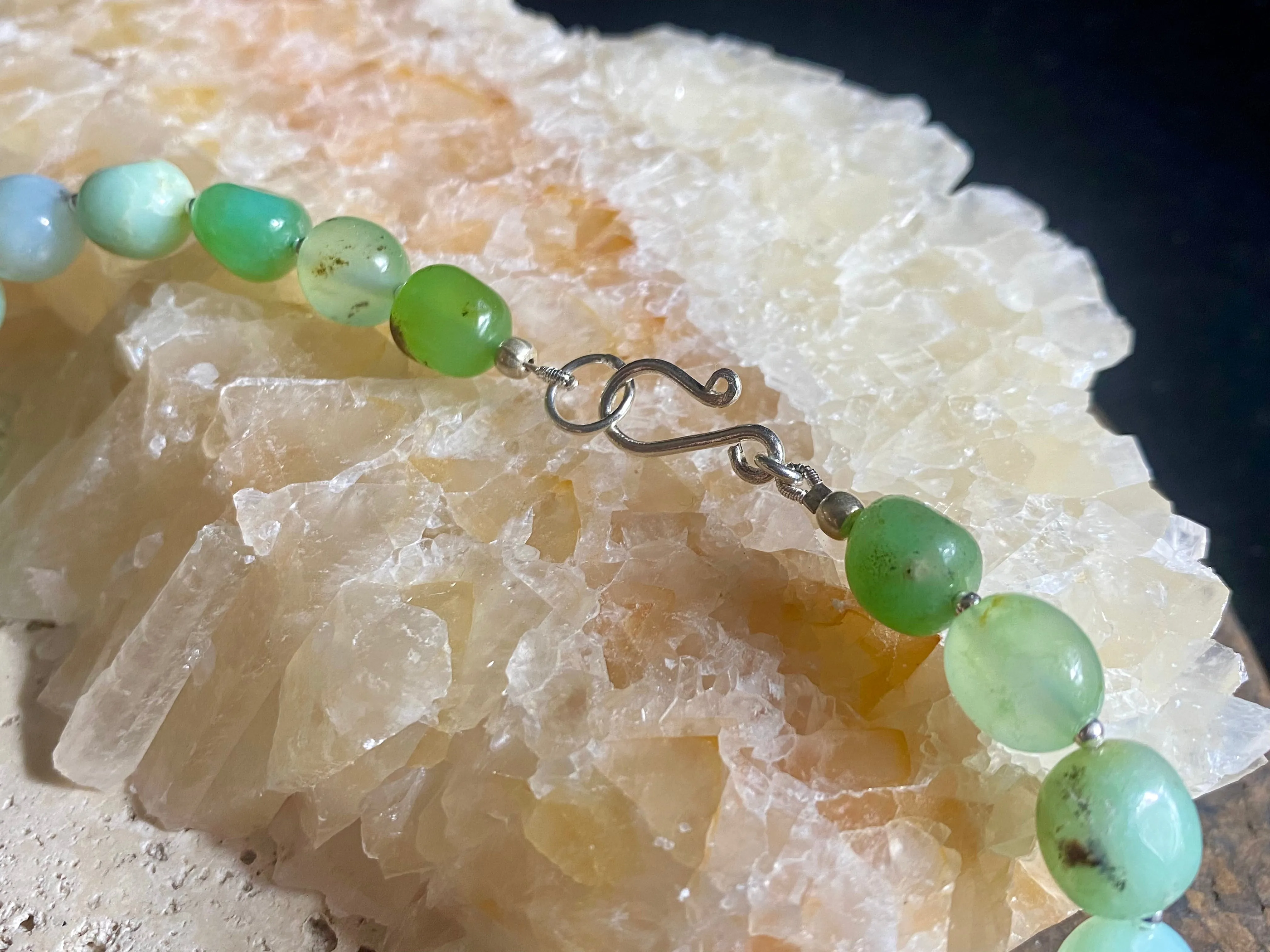 Green Chrysoprase Necklace