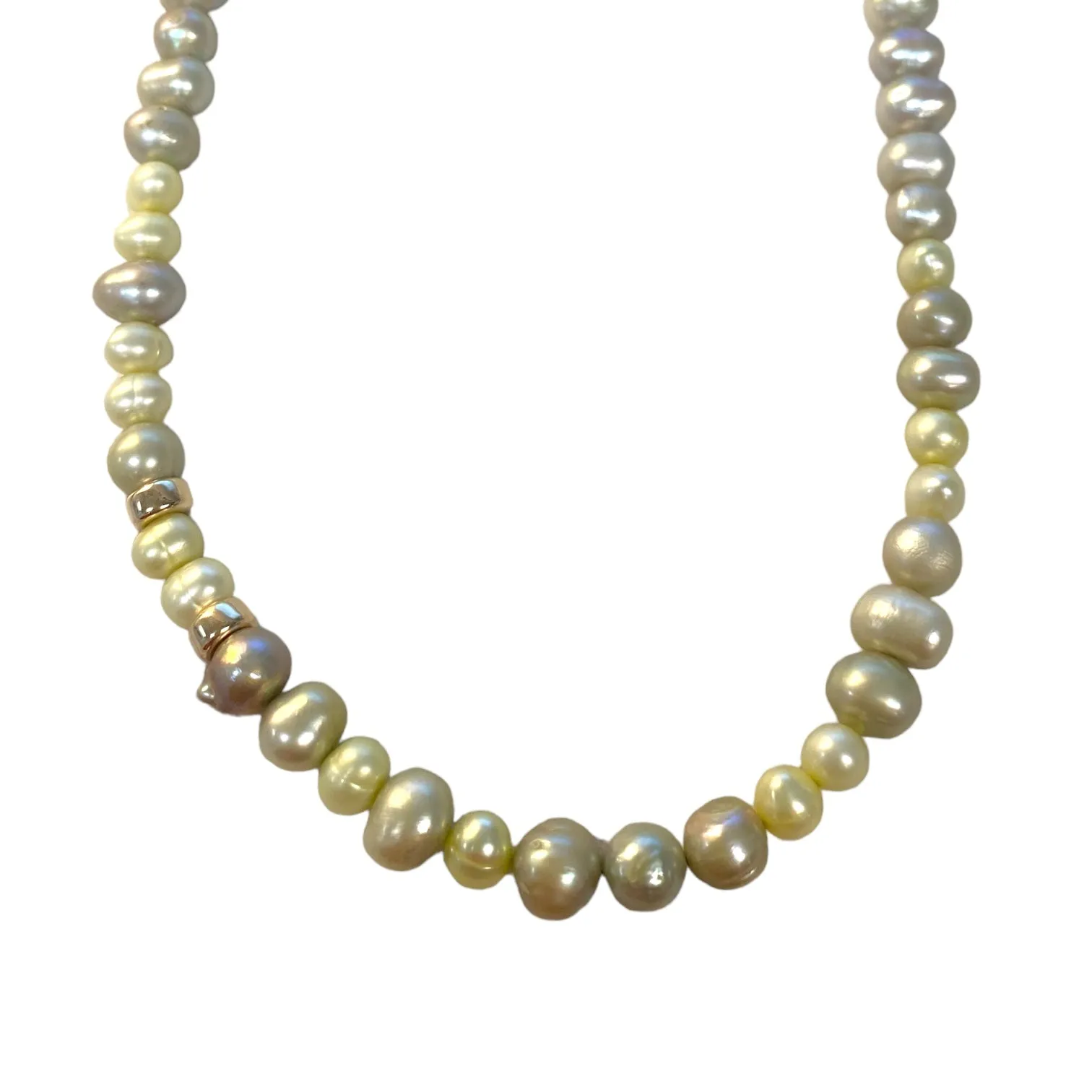 Green Pearl Necklace