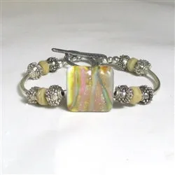 Handmade Artisan Silver Bangle Bracelet