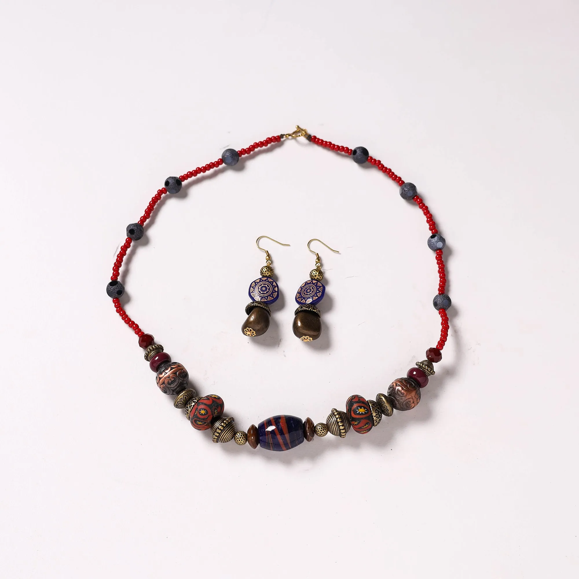 Handmade Beaded Necklace Set 269