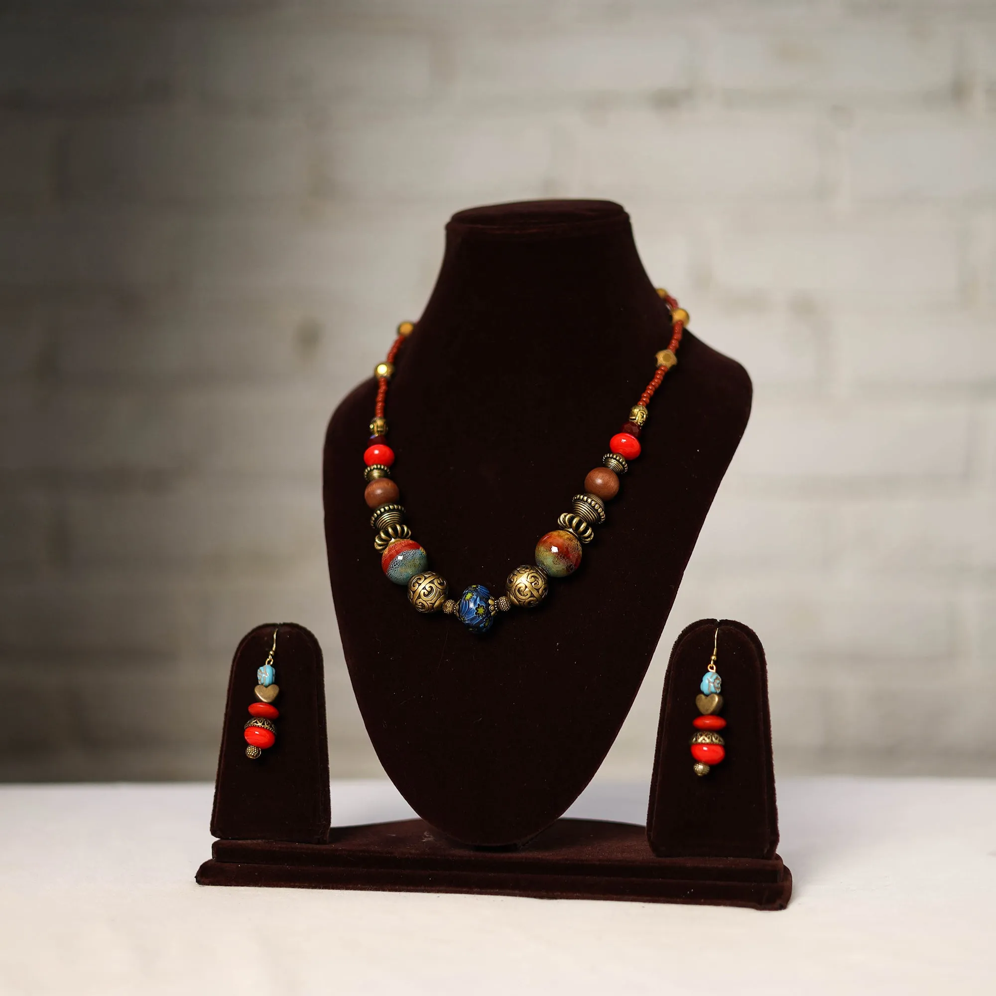 Handmade Beaded Necklace Set 271