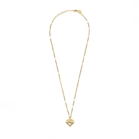 Heart Chain Necklace in 14K Gold