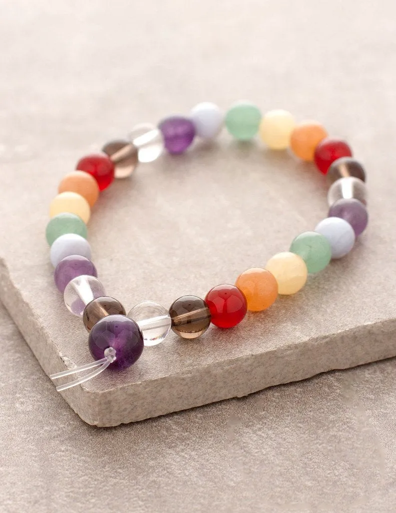 High Energy Chakra Wrist Mala