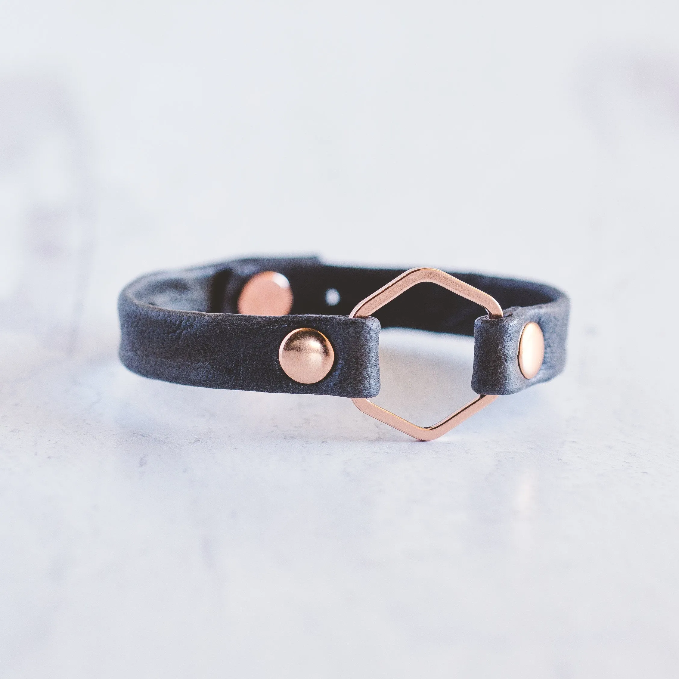 Honeycomb Bracelet - Rose Gold