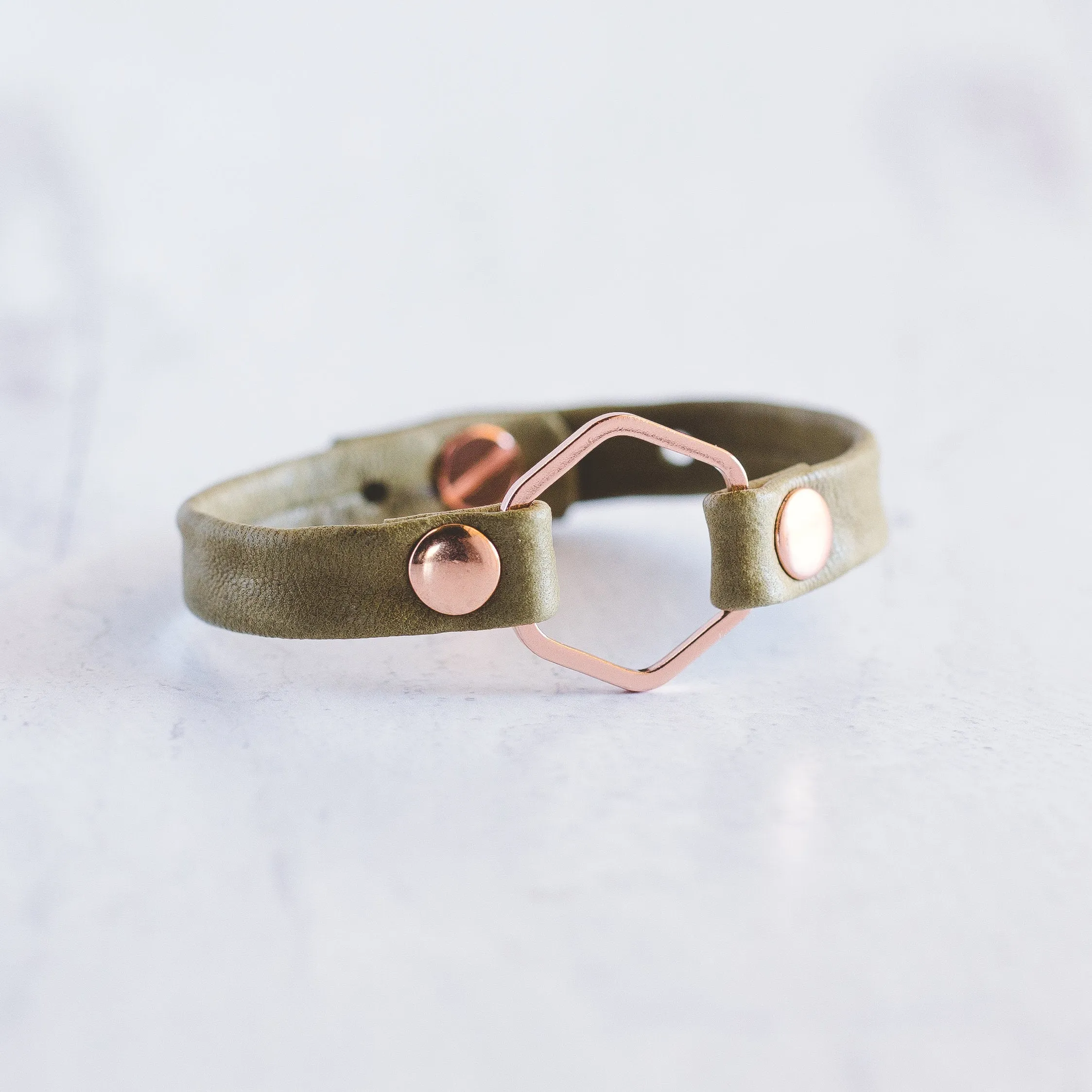 Honeycomb Bracelet - Rose Gold