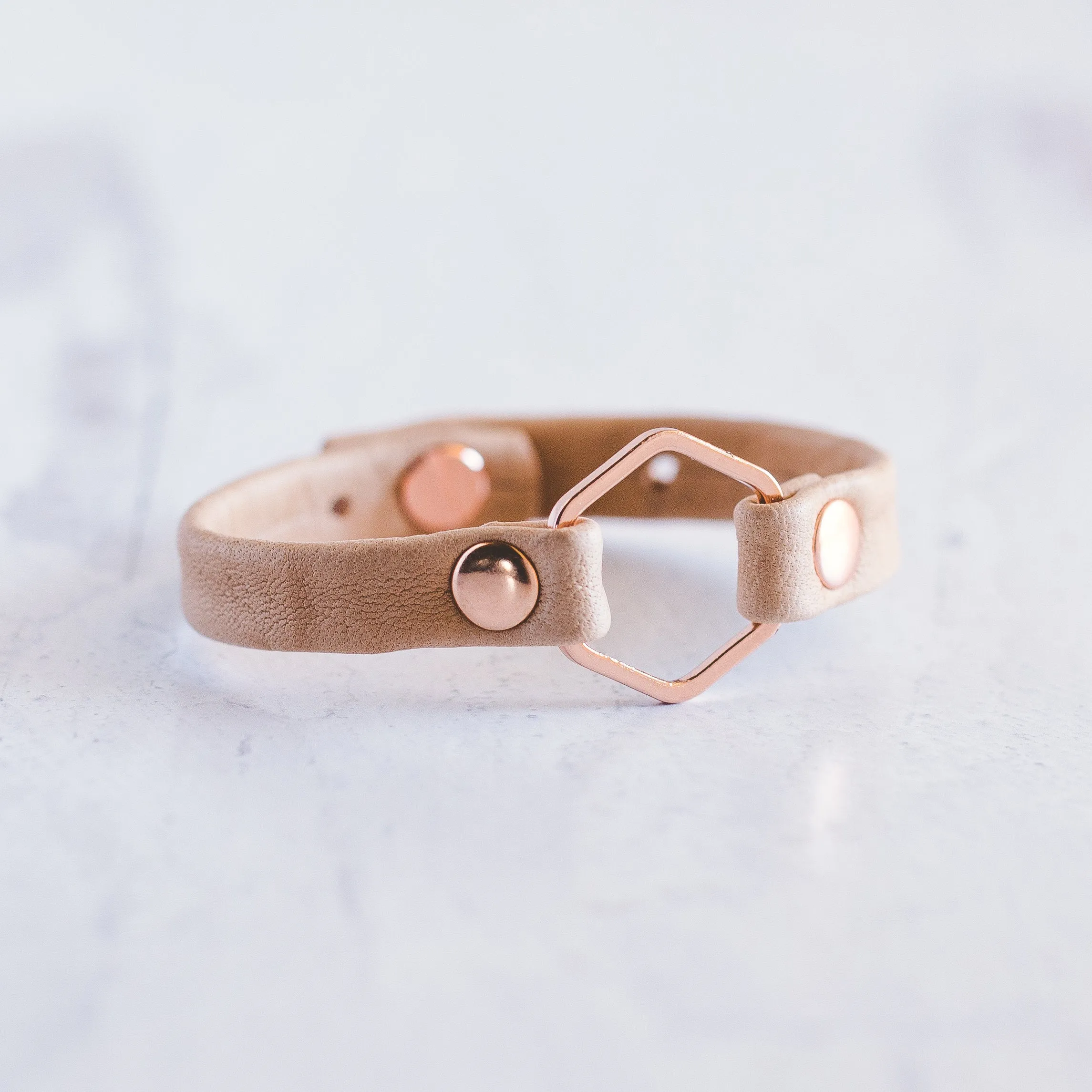 Honeycomb Bracelet - Rose Gold