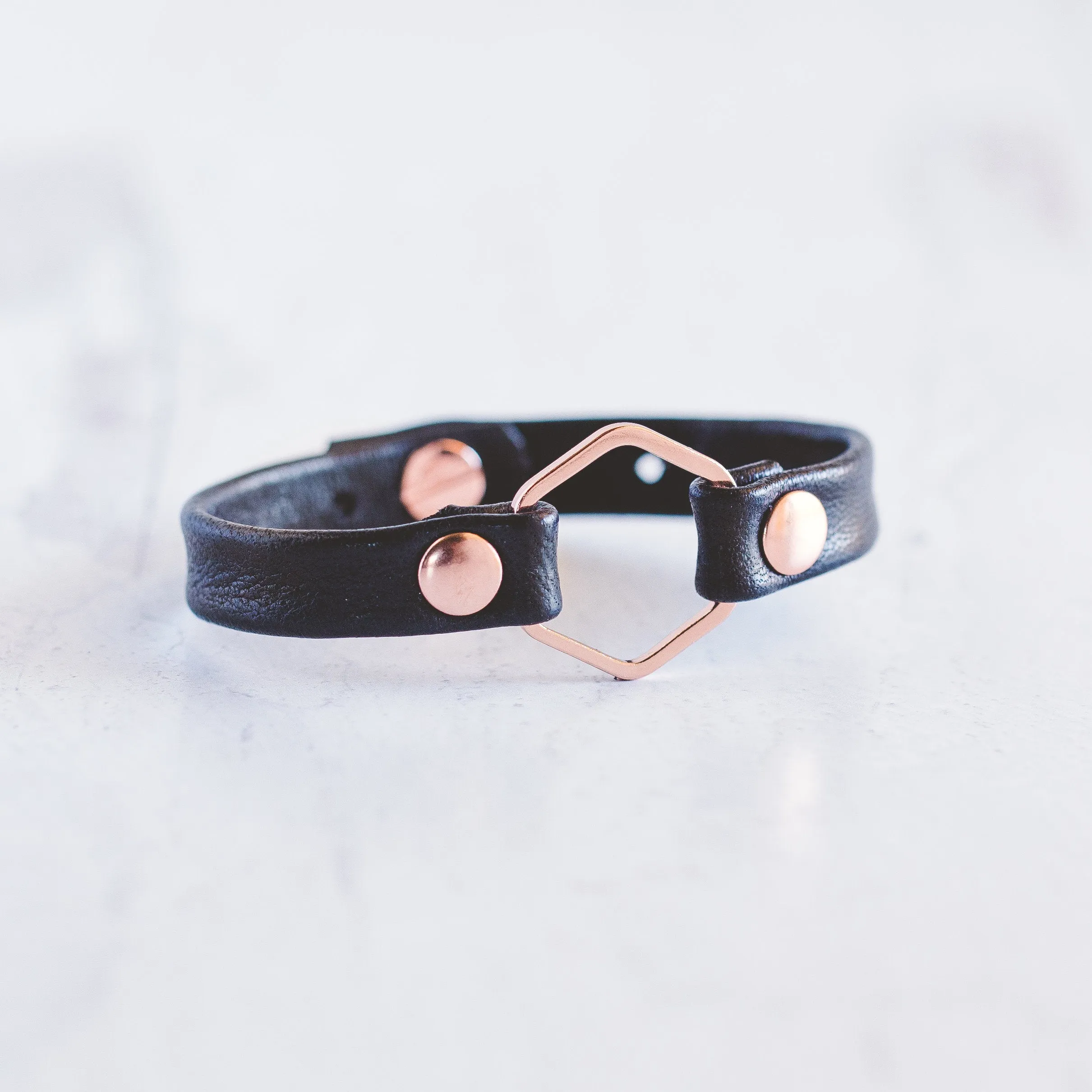 Honeycomb Bracelet - Rose Gold