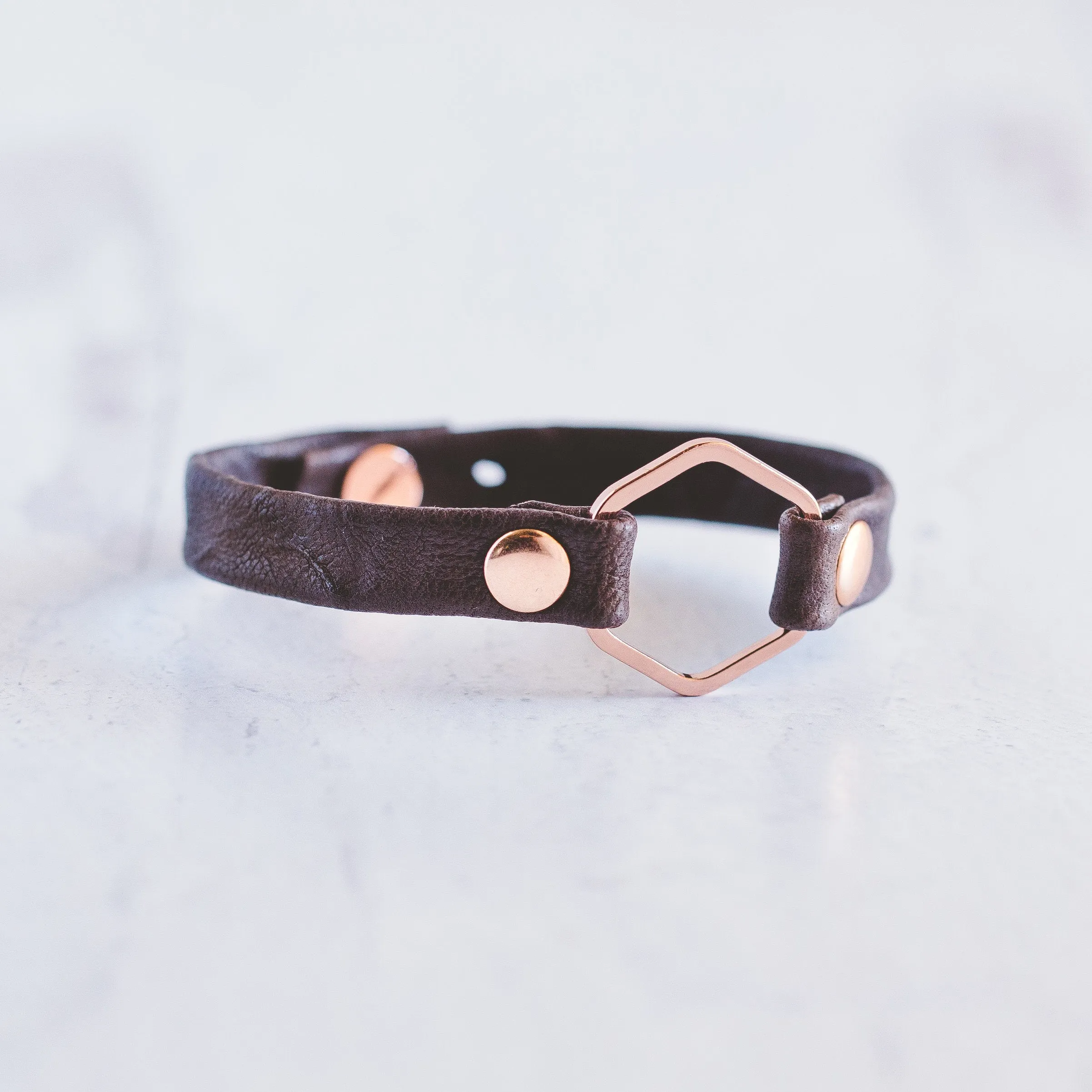 Honeycomb Bracelet - Rose Gold