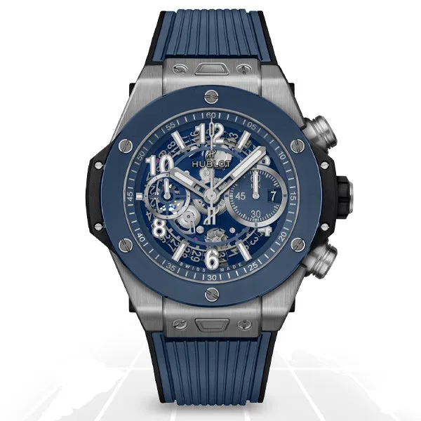 Hublot	Big Bang Unico Titanium Blue Ceramic	421.NL.5170.RX