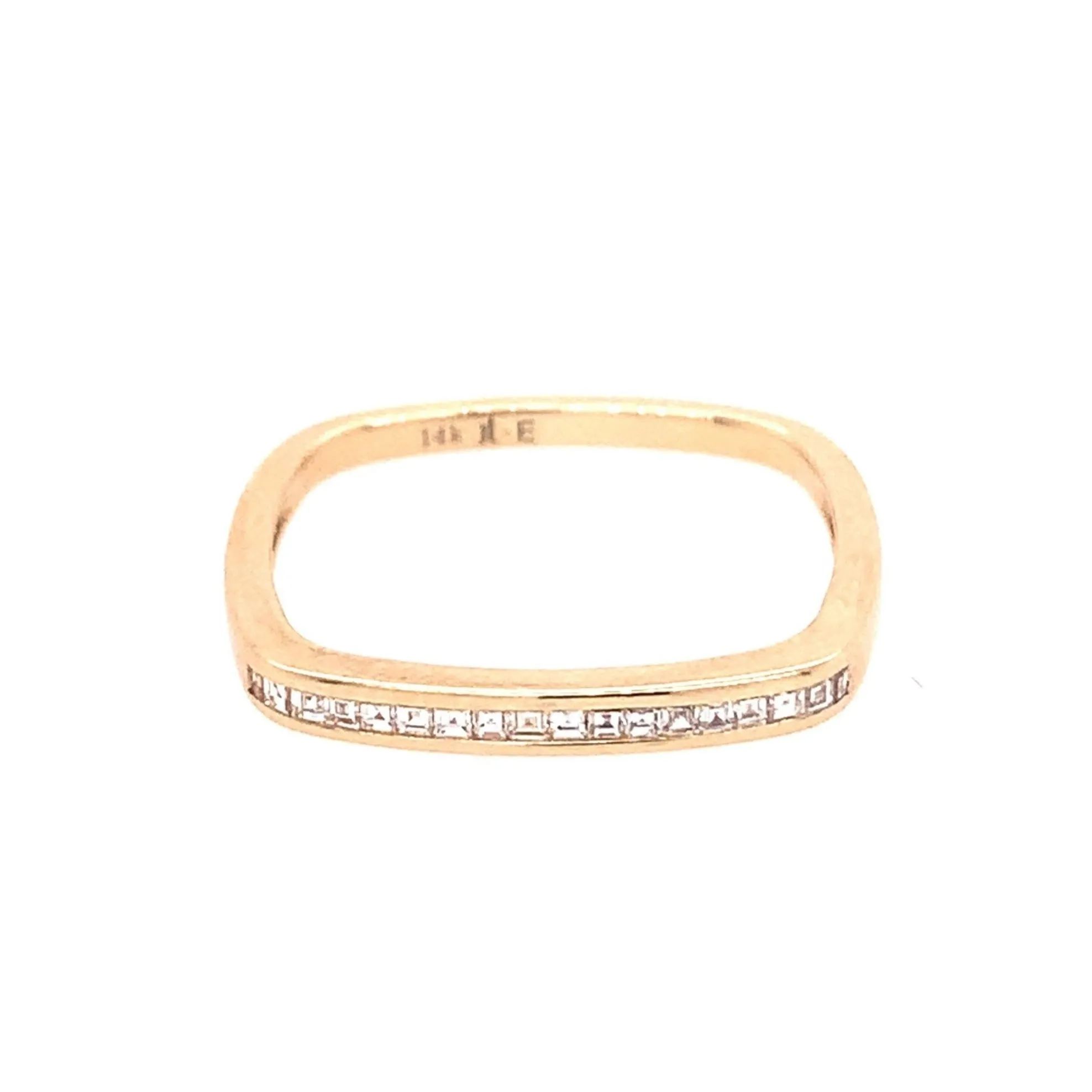 Jane Taylor Diamond Square Stacking Ring