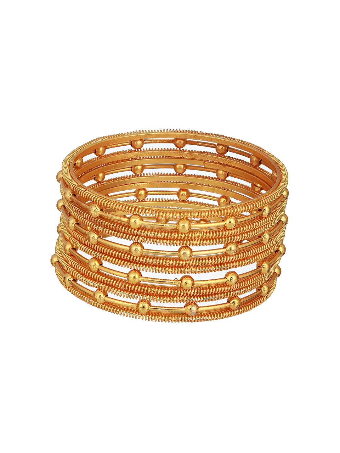 JAZZ Set Of 4 Gold-Plated Bangles