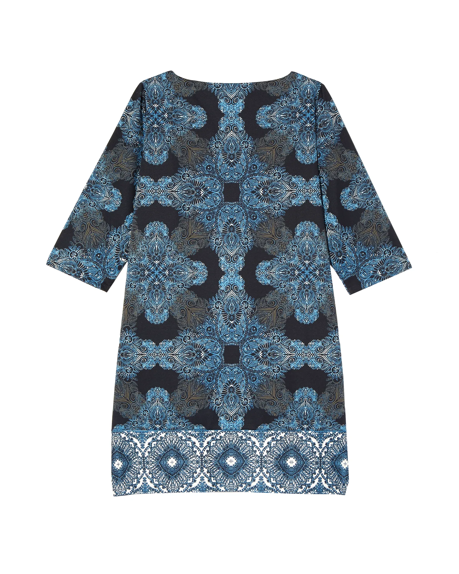 Joy Dress | Navy / Azure Blue