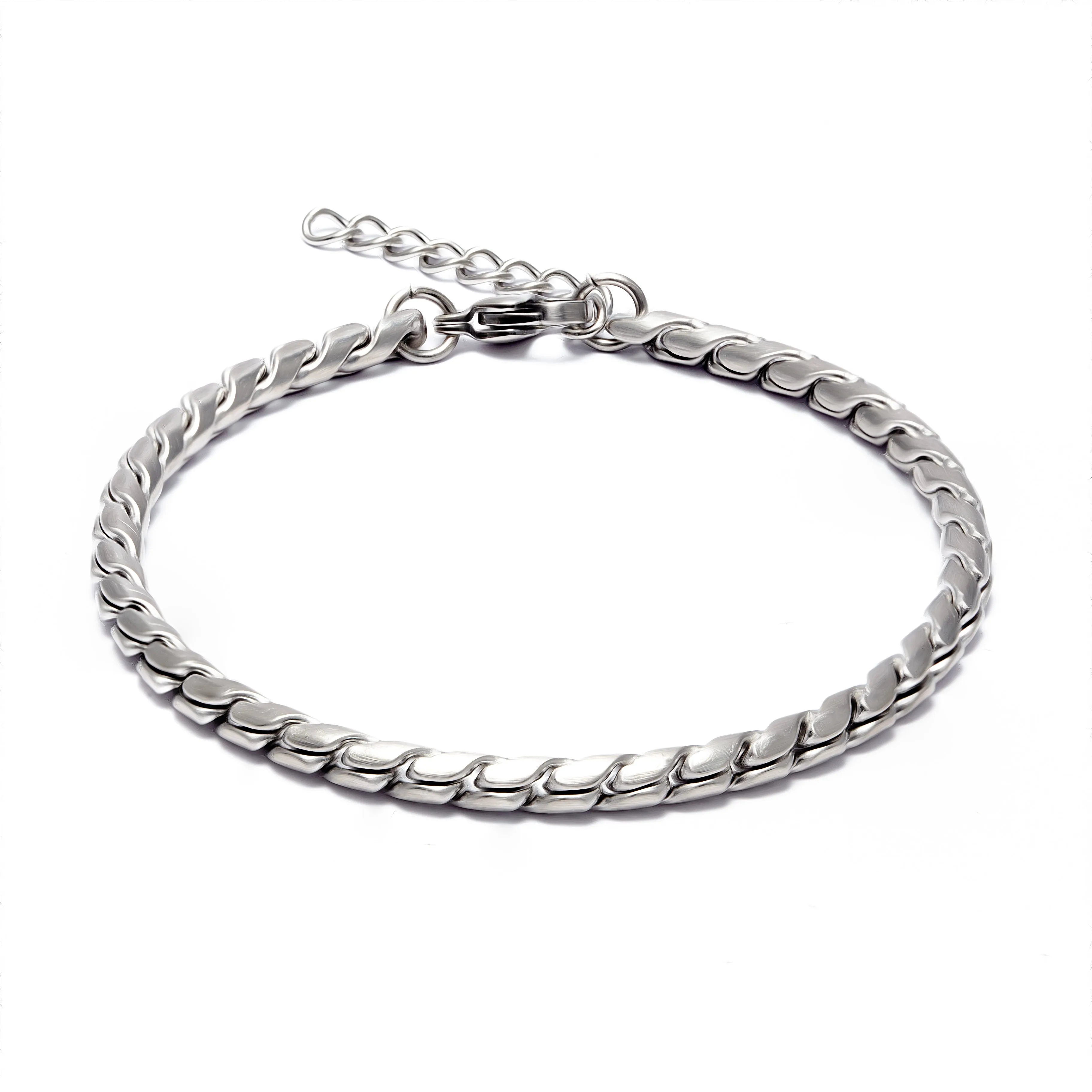 Kartel Silver Chain Link Bracelet