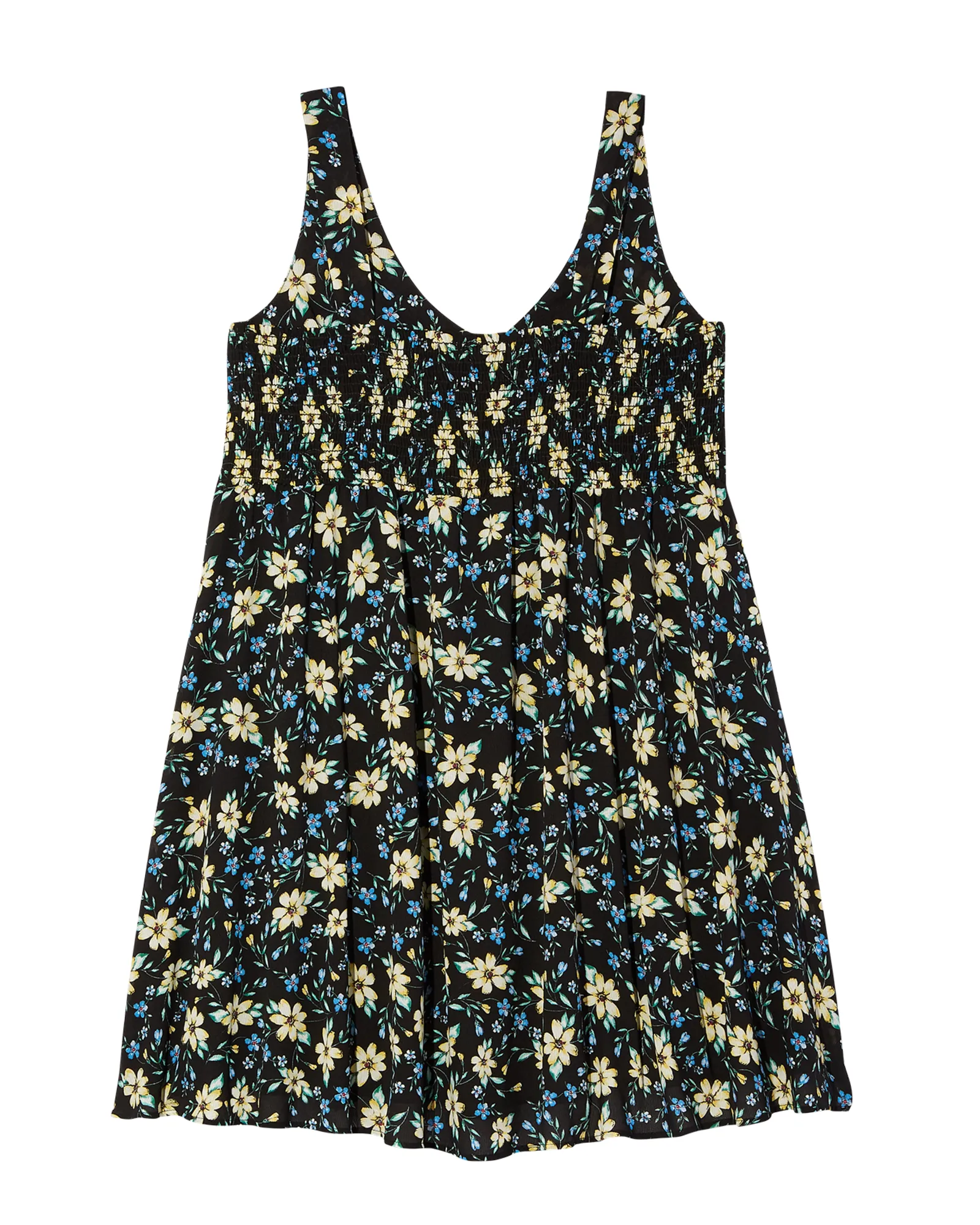 Kawela Bay Dress | Black / Yellow