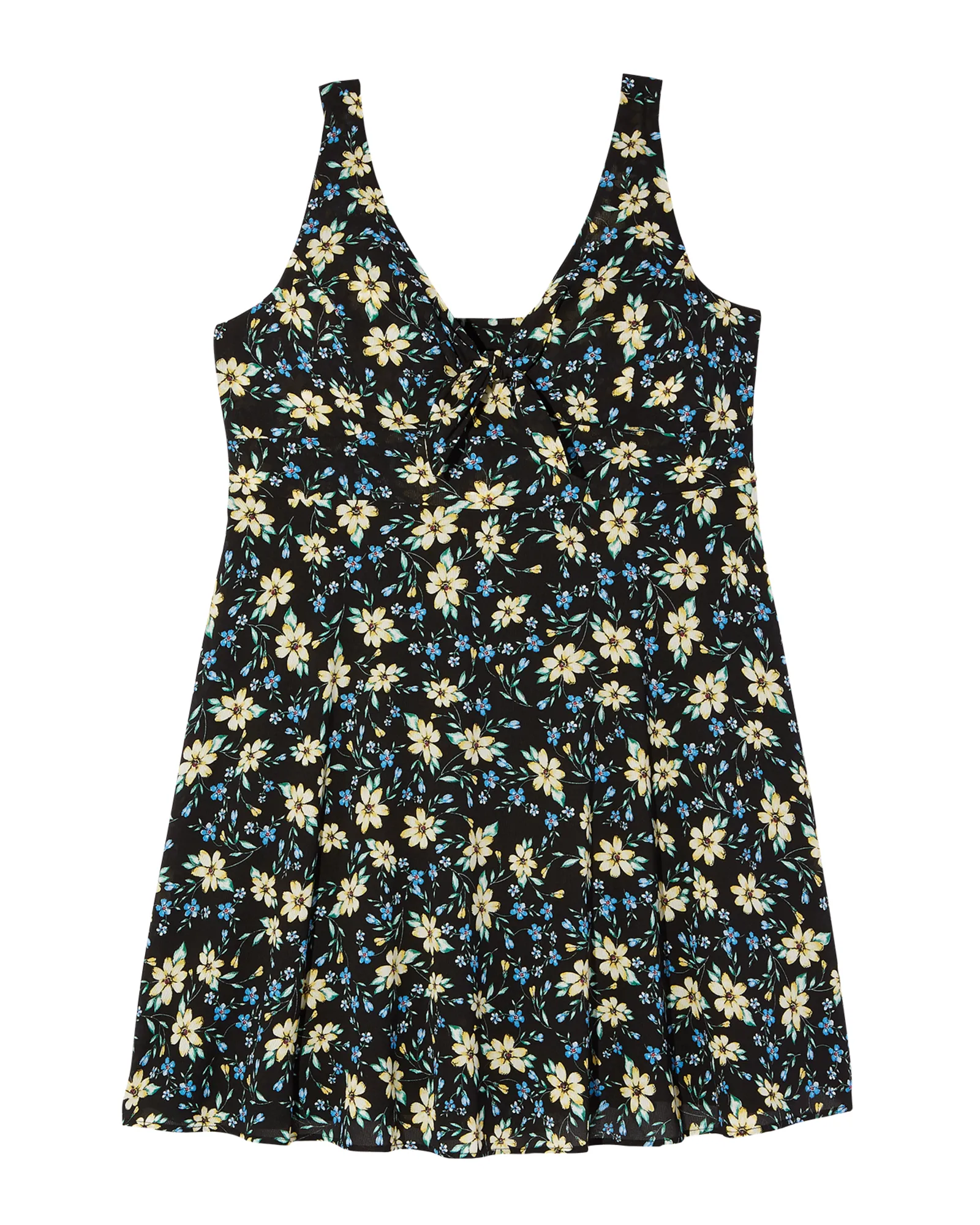 Kawela Bay Dress | Black / Yellow