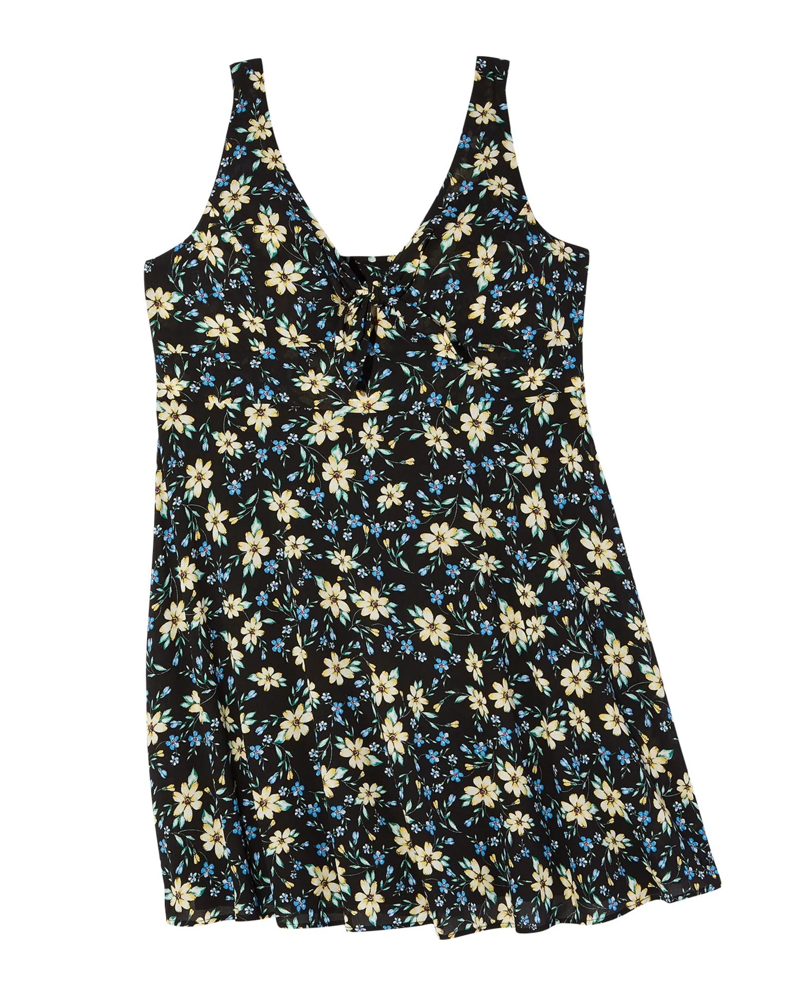 Kawela Bay Dress | Black / Yellow