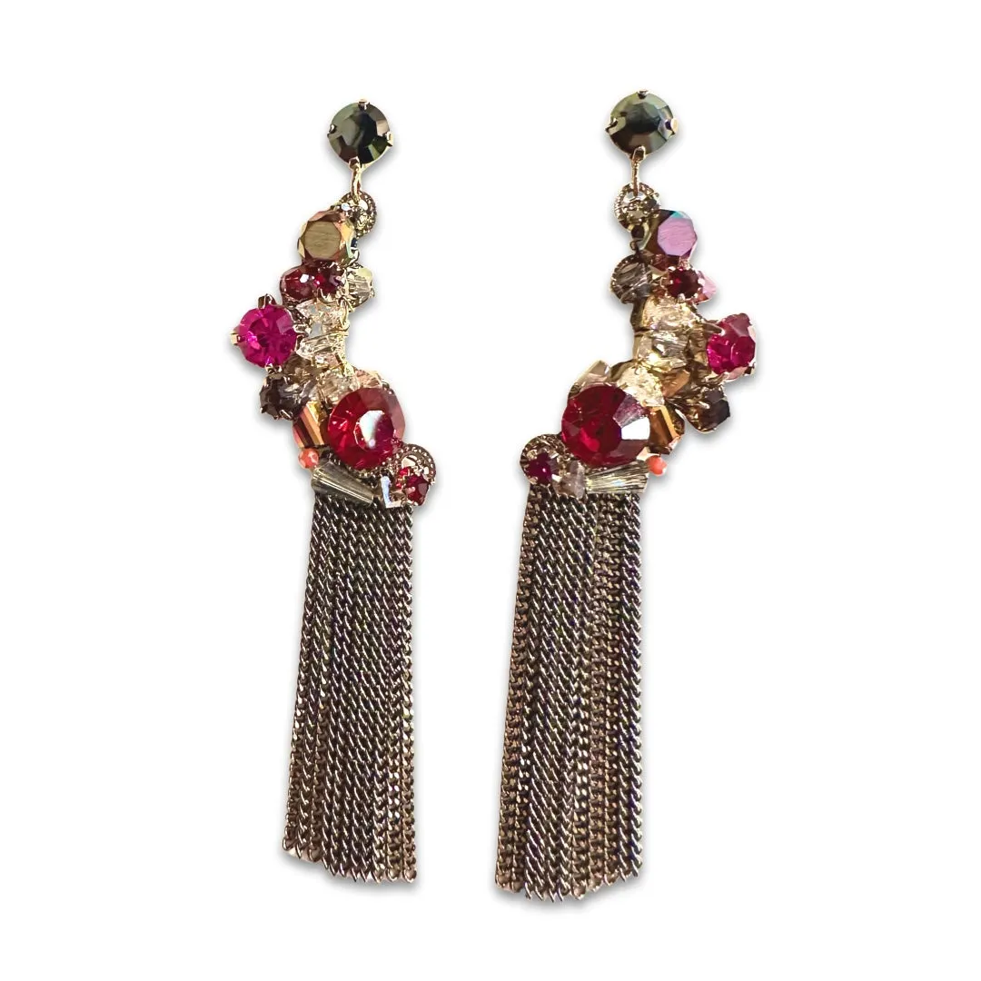 Krista Moon Chandelier Statement Earrings