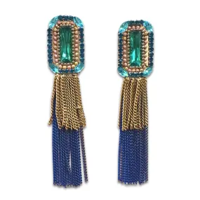 Krista Rectangle Chandelier Statement Earrings