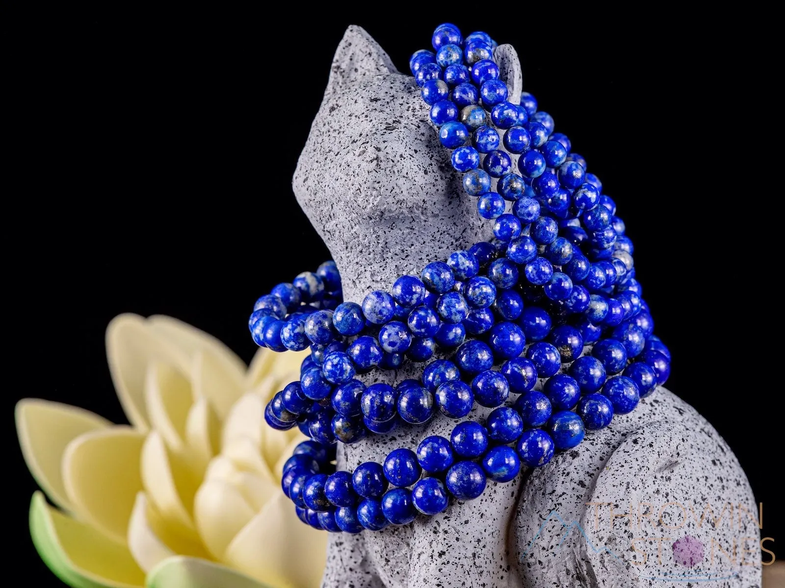 LAPIS LAZULI Crystal Jewelry - Wrap Bracelet, Crystal Beaded Necklace, Crystal Beaded Bracelet, E1667