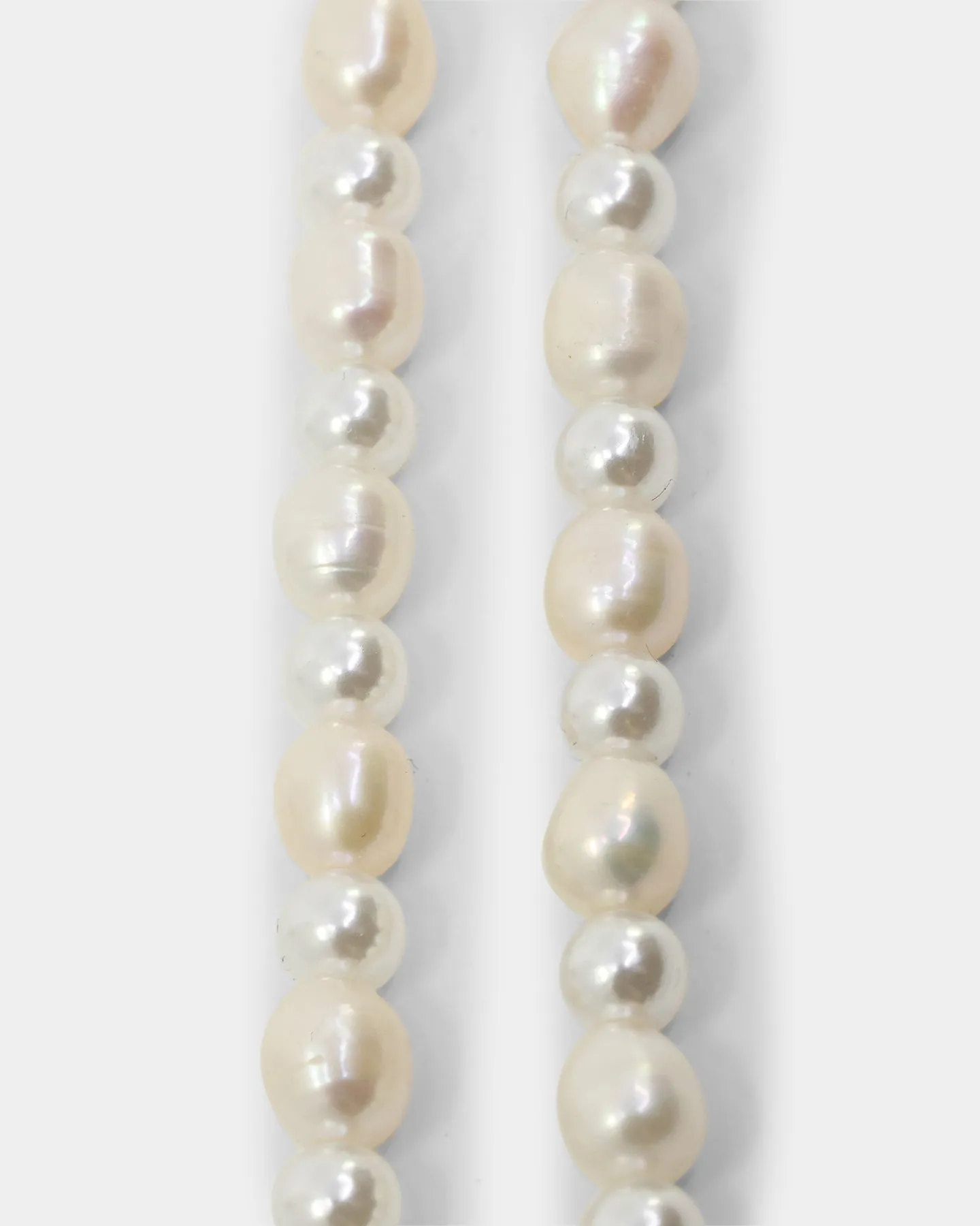 Loiter Beaded Pearl Necklace White/Black