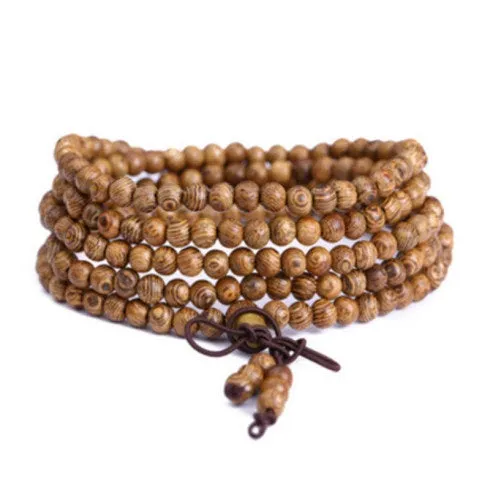 Mala Bead, Mala Bracelet, 108 Mala Bead, 8mm Mala Bracelet, Jewelry, Sandalwood Mala, Meditation Bracelet, Wrist Mala