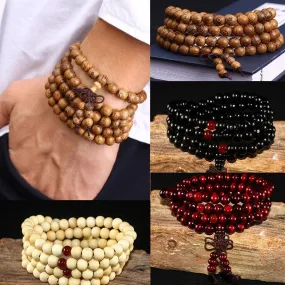 Mala Bead, Mala Bracelet, 108 Mala Bead, 8mm Mala Bracelet, Jewelry, Sandalwood Mala, Meditation Bracelet, Wrist Mala