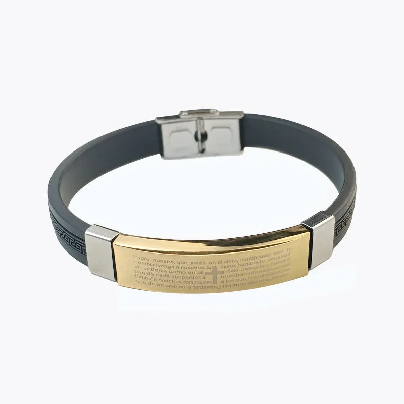 Men‘s Designer Titanium Steel Bracelet 78313621L