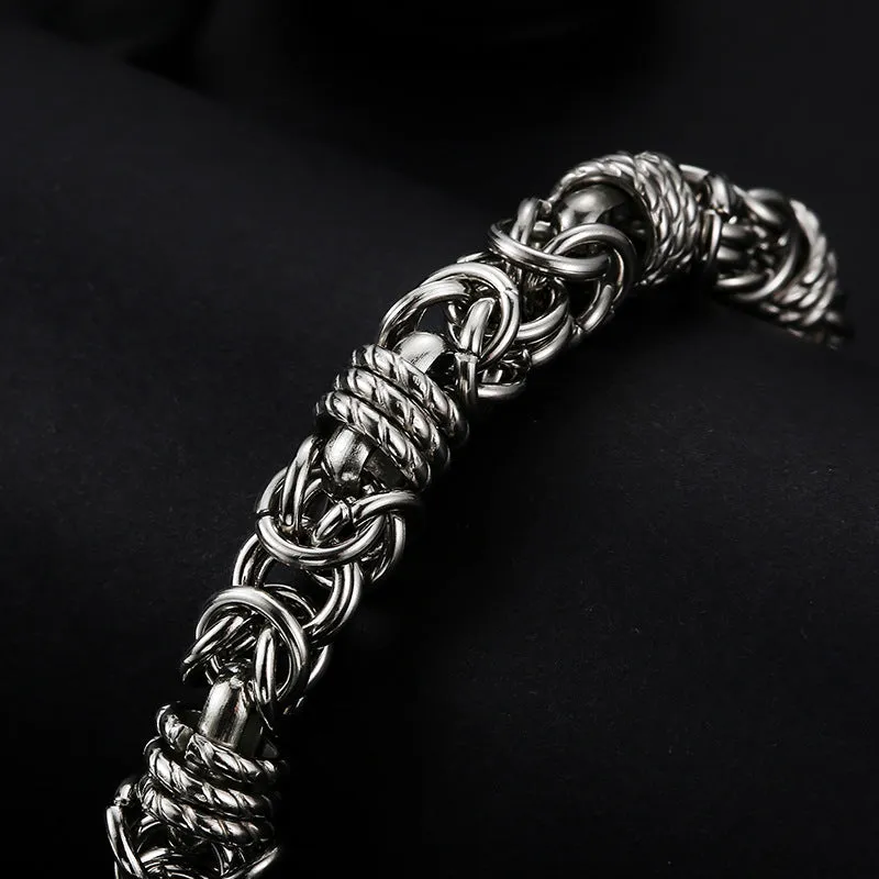 Men's titanium steel bracelet