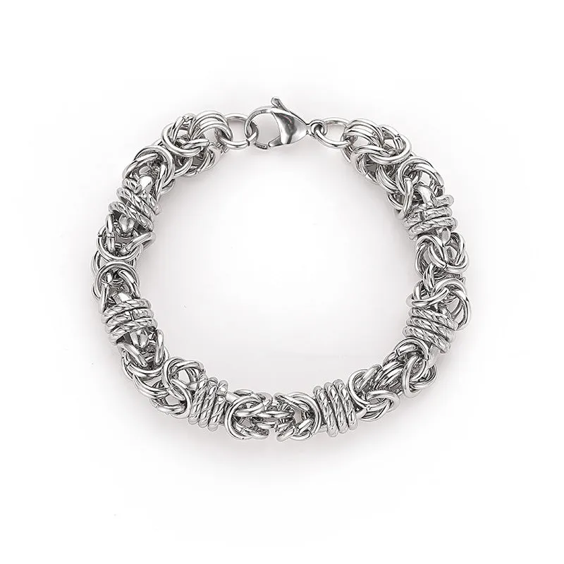 Men's titanium steel bracelet