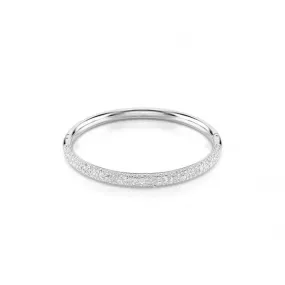 Meteora White Rhodium Plated Bangle