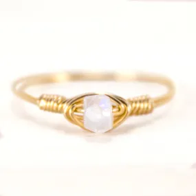 Moonstone Dainty Ring