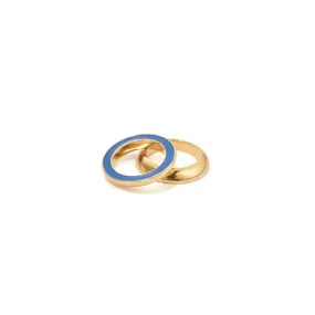 Moti Ring Set in Gold Size 6