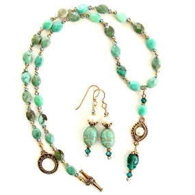 Napi's: Scarab Necklace Set