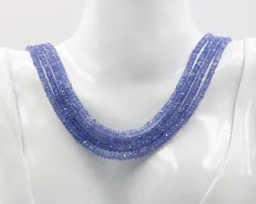 Natural Tanzanite Beads Blue Tanzanite Beads Unfinished Tanzanite Strand DIY Necklace Tanzanite Necklace Tanzanite Blue Beads SKU 6142779