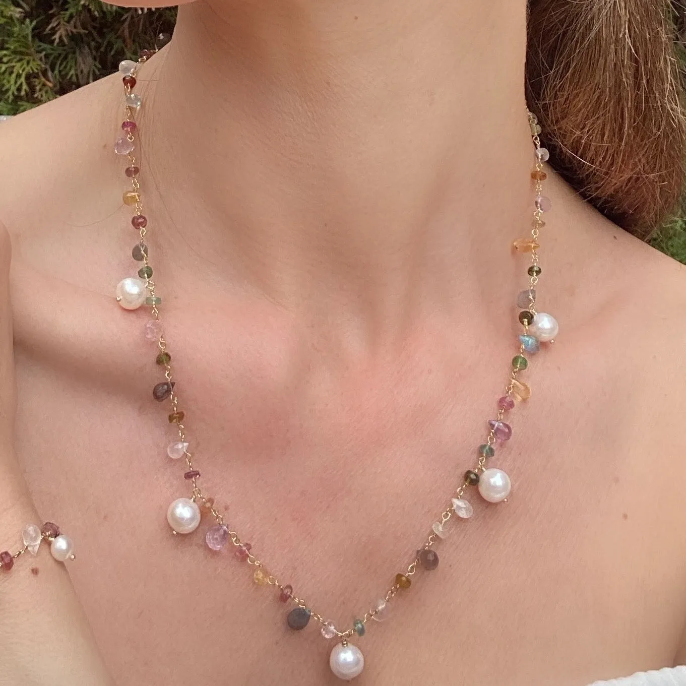 New! Wildflower Freshwater Pearl Choker