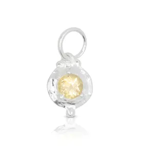 NOVEMBER CITRINE BIRTHSTONE CHARM