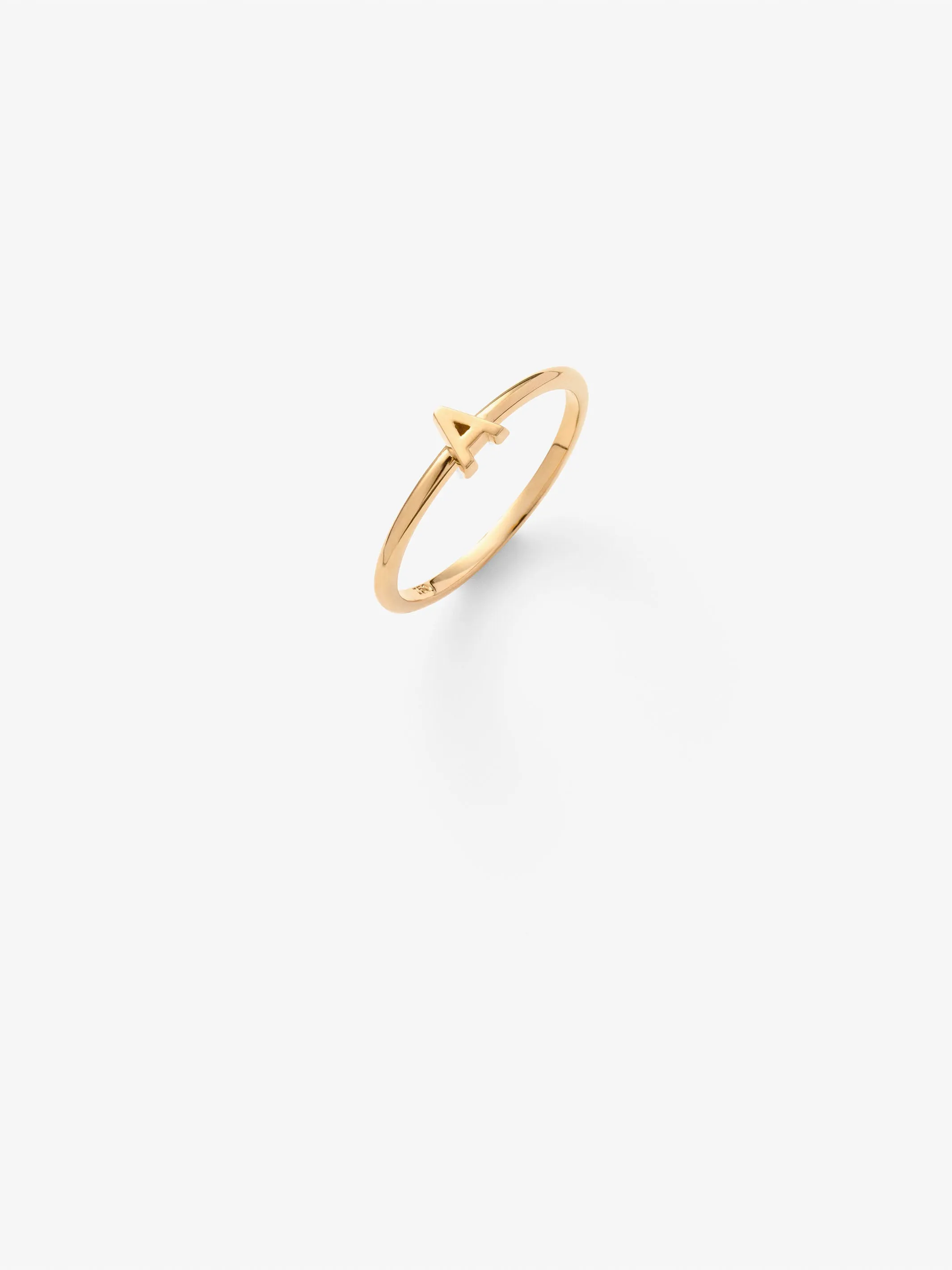 One Stackable Letter Ring