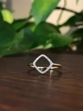 Open Diamond Ring