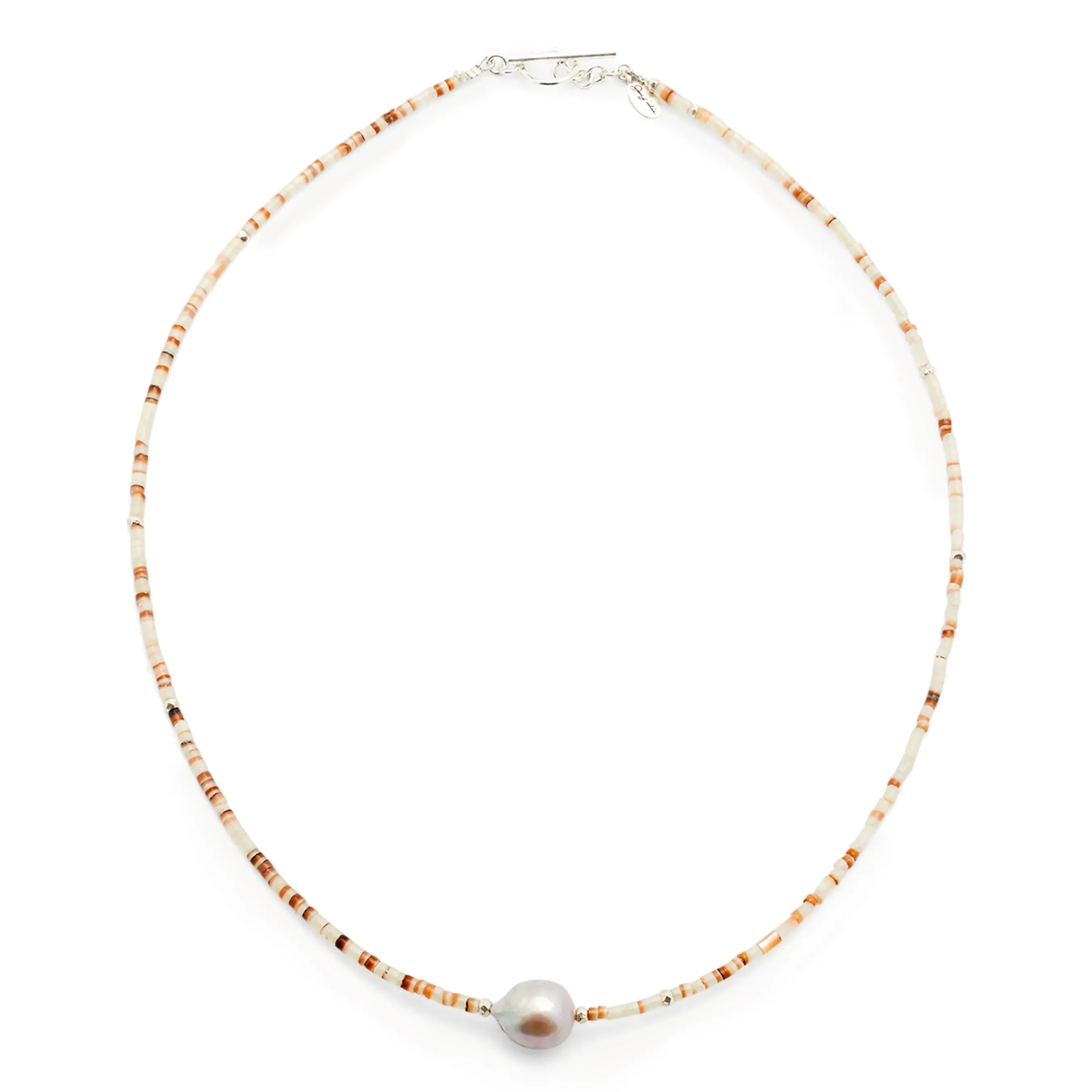 Pearl & Beaded Shells Necklace