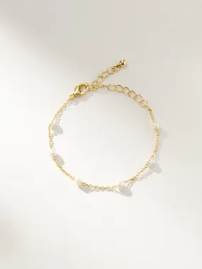 Pearl and Chain Bracelet